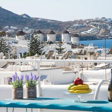 Semesterbostad Mykonos Panorama With Private Terrace & Sea View